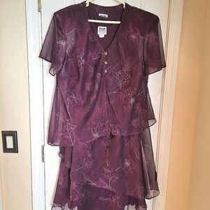 R & M Richard's Cocktail  Dress with Jacket